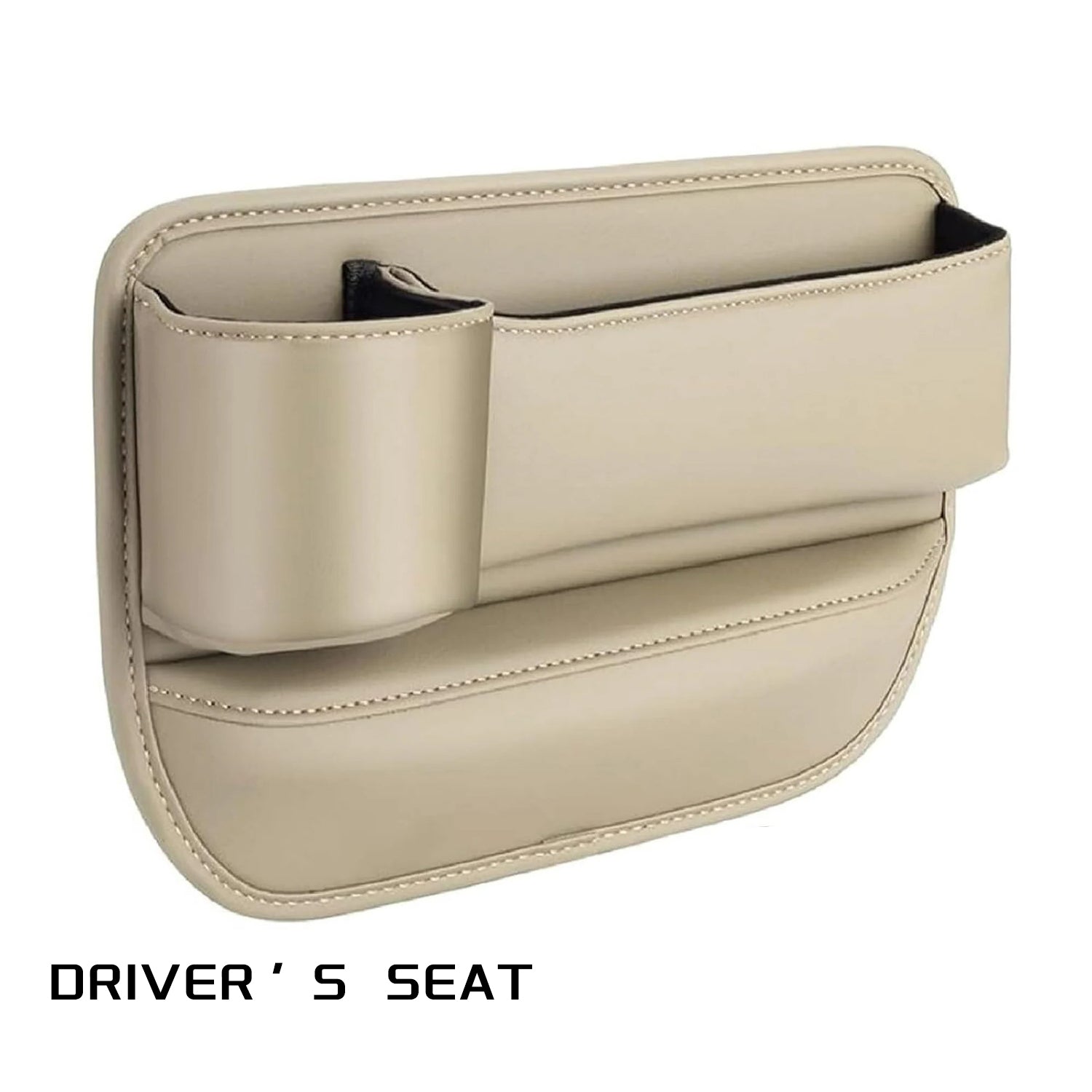 Premium Car Seat Gap Organizer with Cup Holder – No More Lost Items While Driving