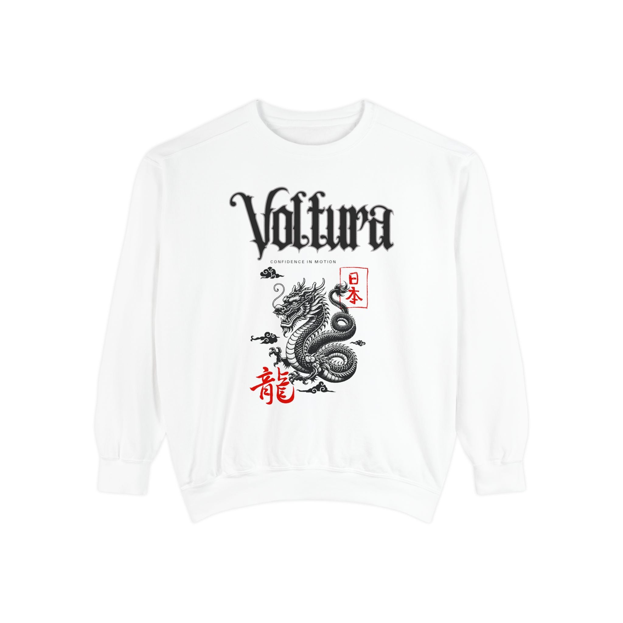 Voltura’s Dragon & Eagle Sweatshirt - Casual Streetwear